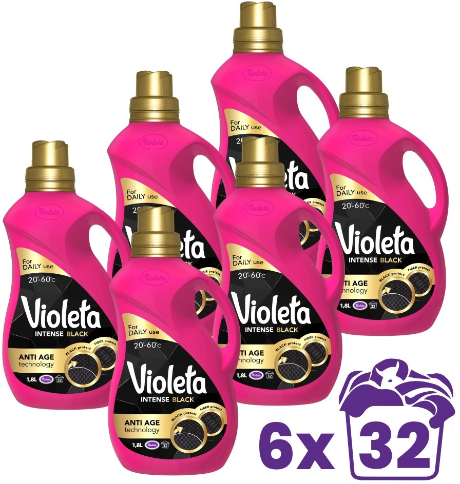 VIOlETA Intense Black 6× 1,8 l