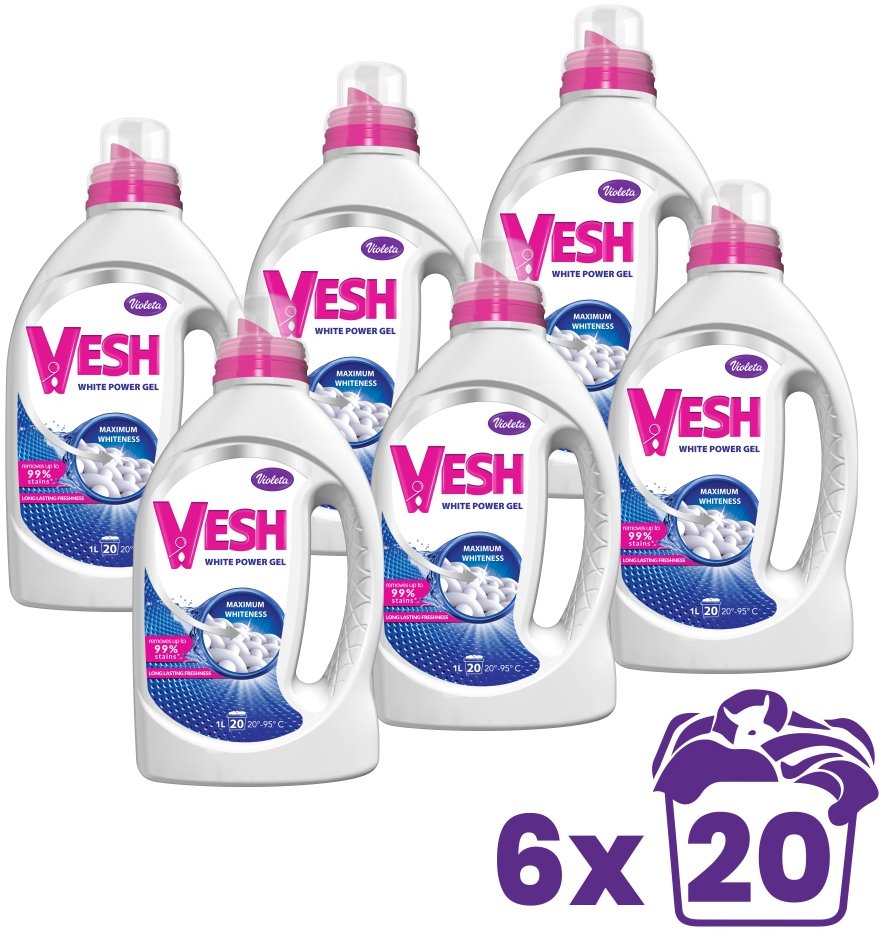 VIOlETA VESH White 6× 1 l