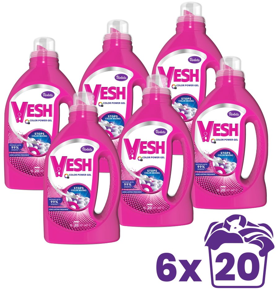 VIOlETA VESH Color 6× 1 l