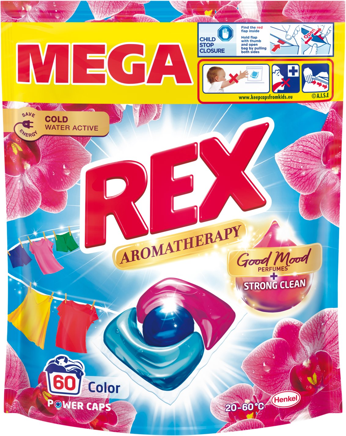 REX Aromatherapy Orchid Color 60 ks