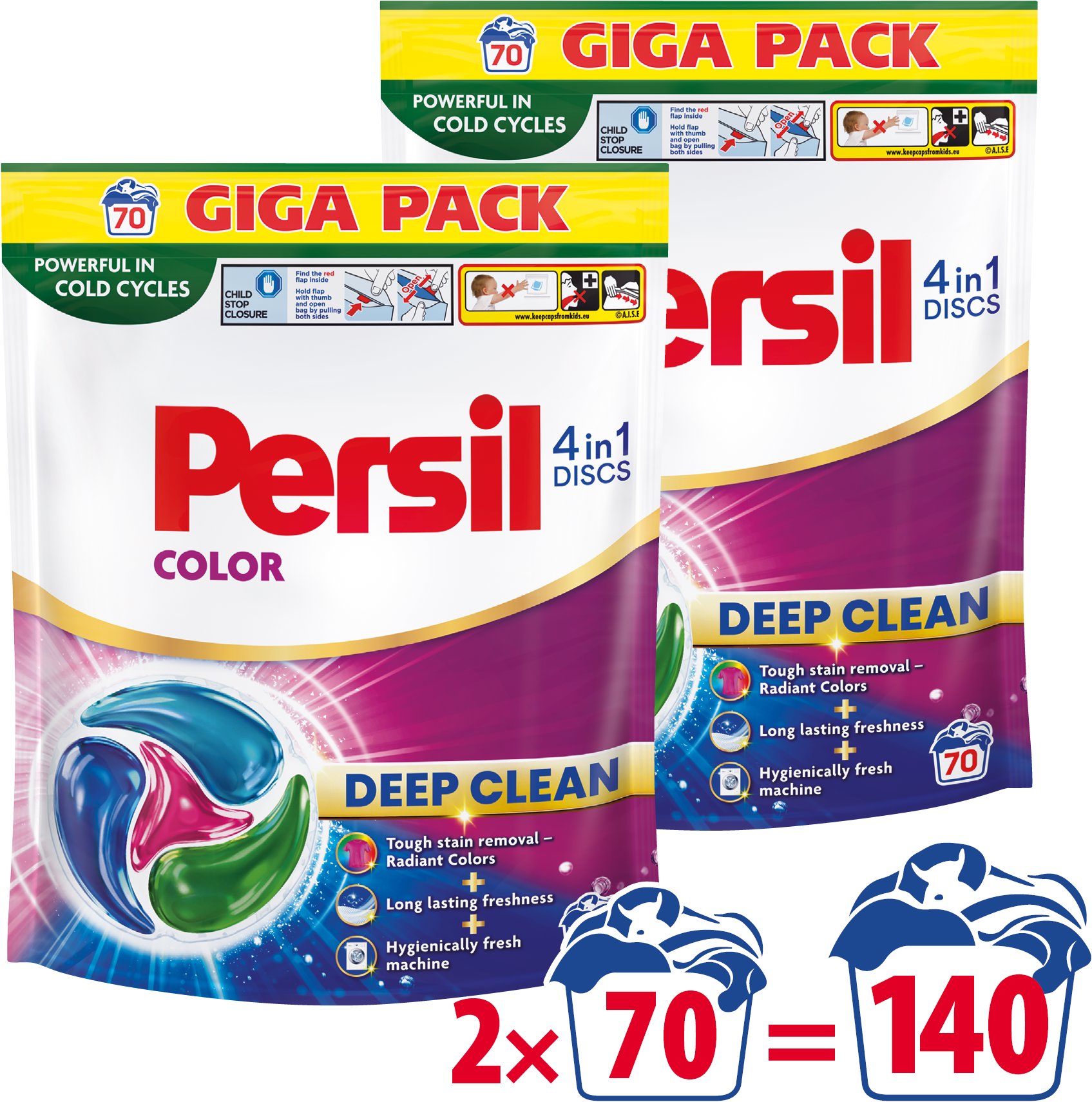 PERSIL Discs Color 140 ks