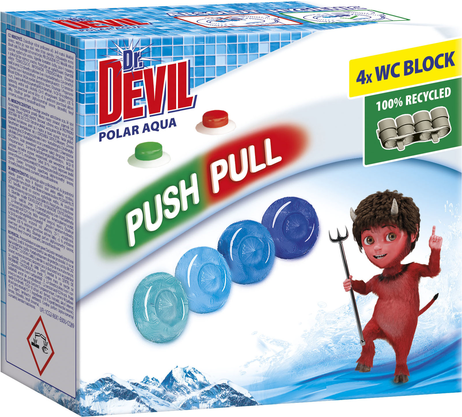Dr. DEVIL Polar Aqua 4 × 20 g
