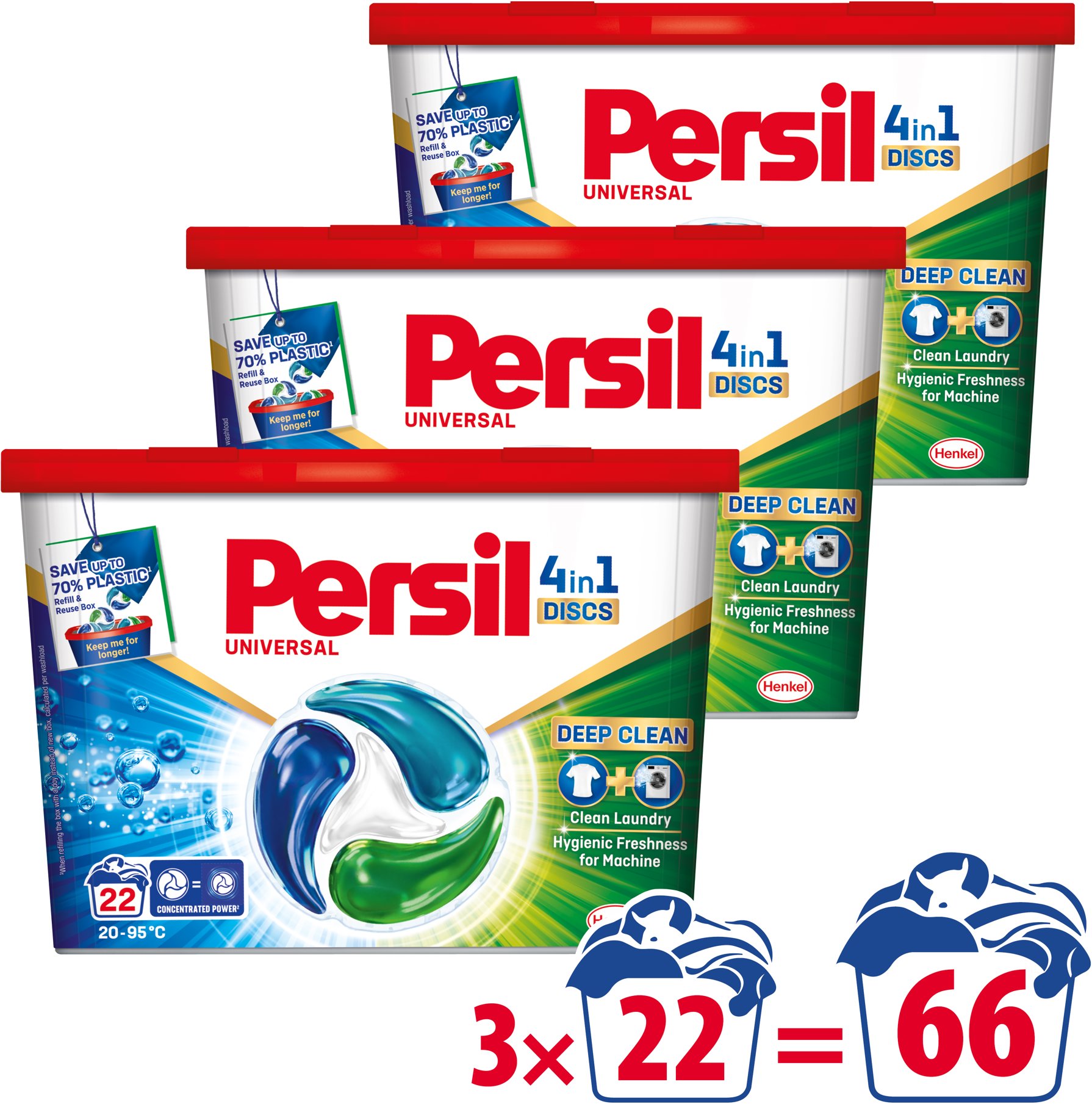 PERSIL Discs Universal 66 ks