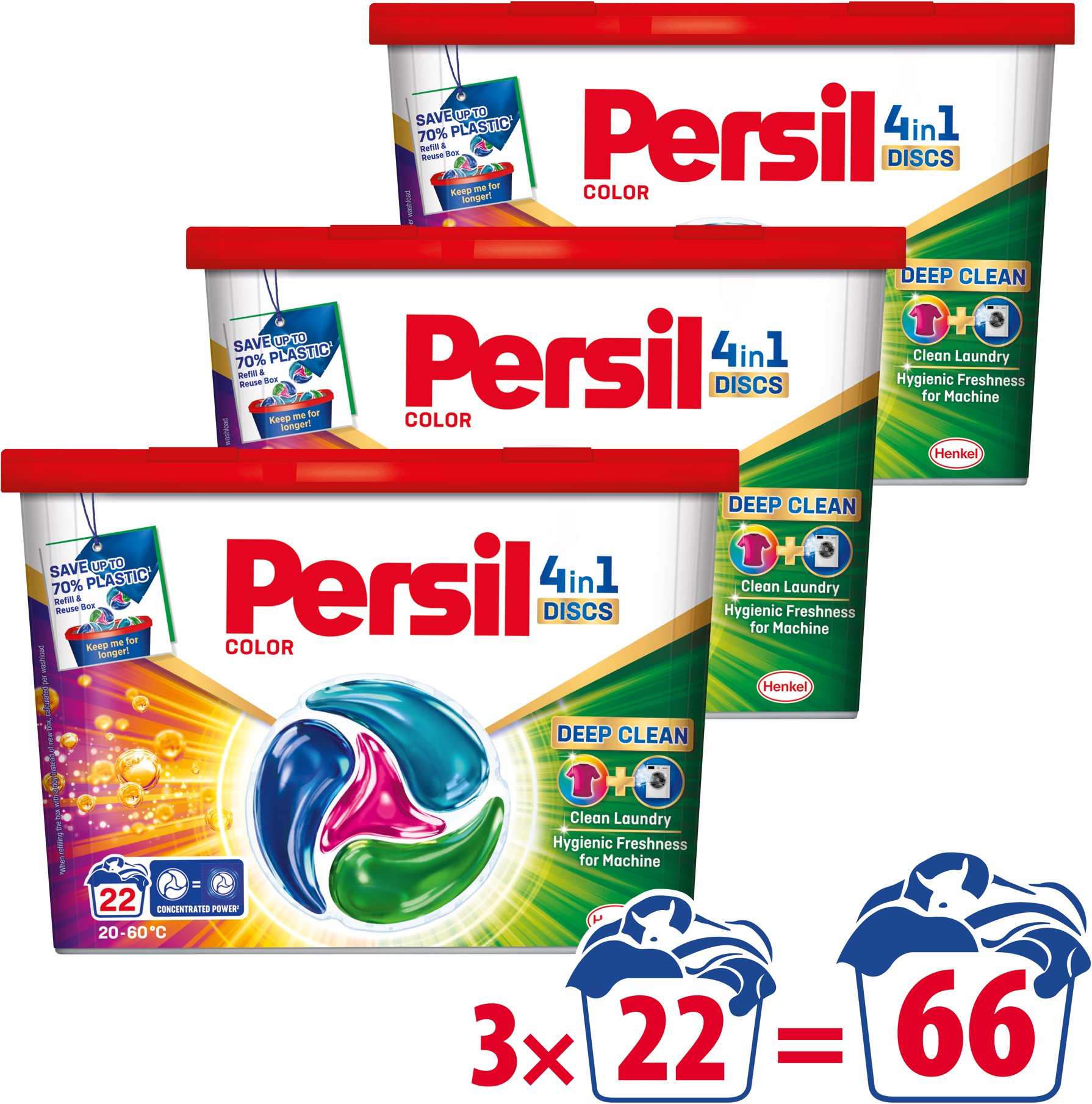 PERSIL Discs Color 66 ks