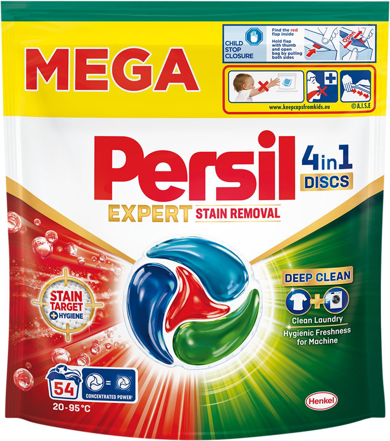 PERSIL Discs Expert Stain Removal 54 ks