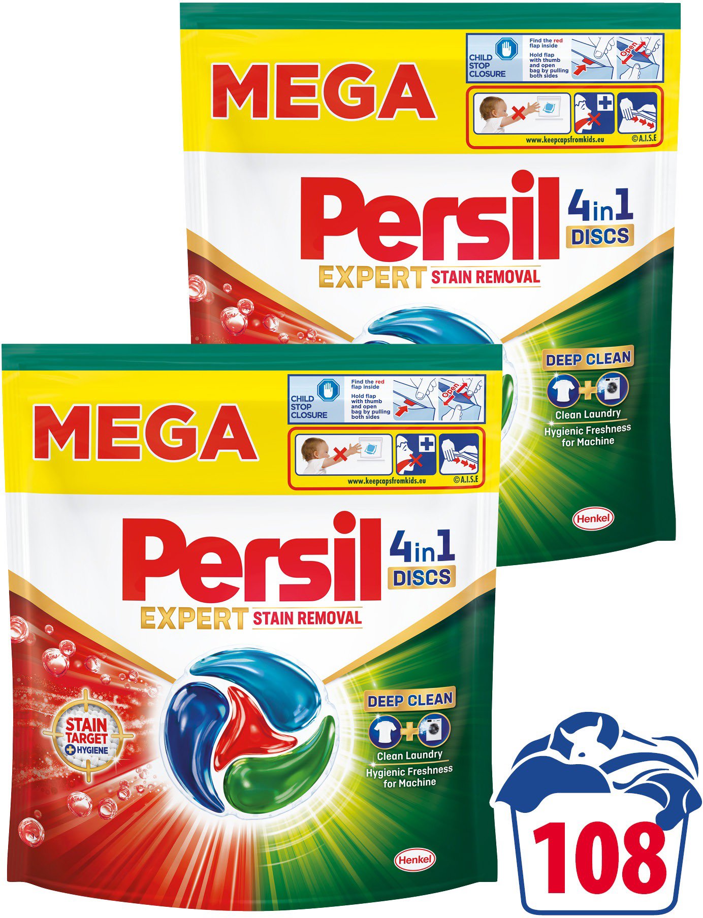 PERSIL Discs Expert Stain Removal 108 ks