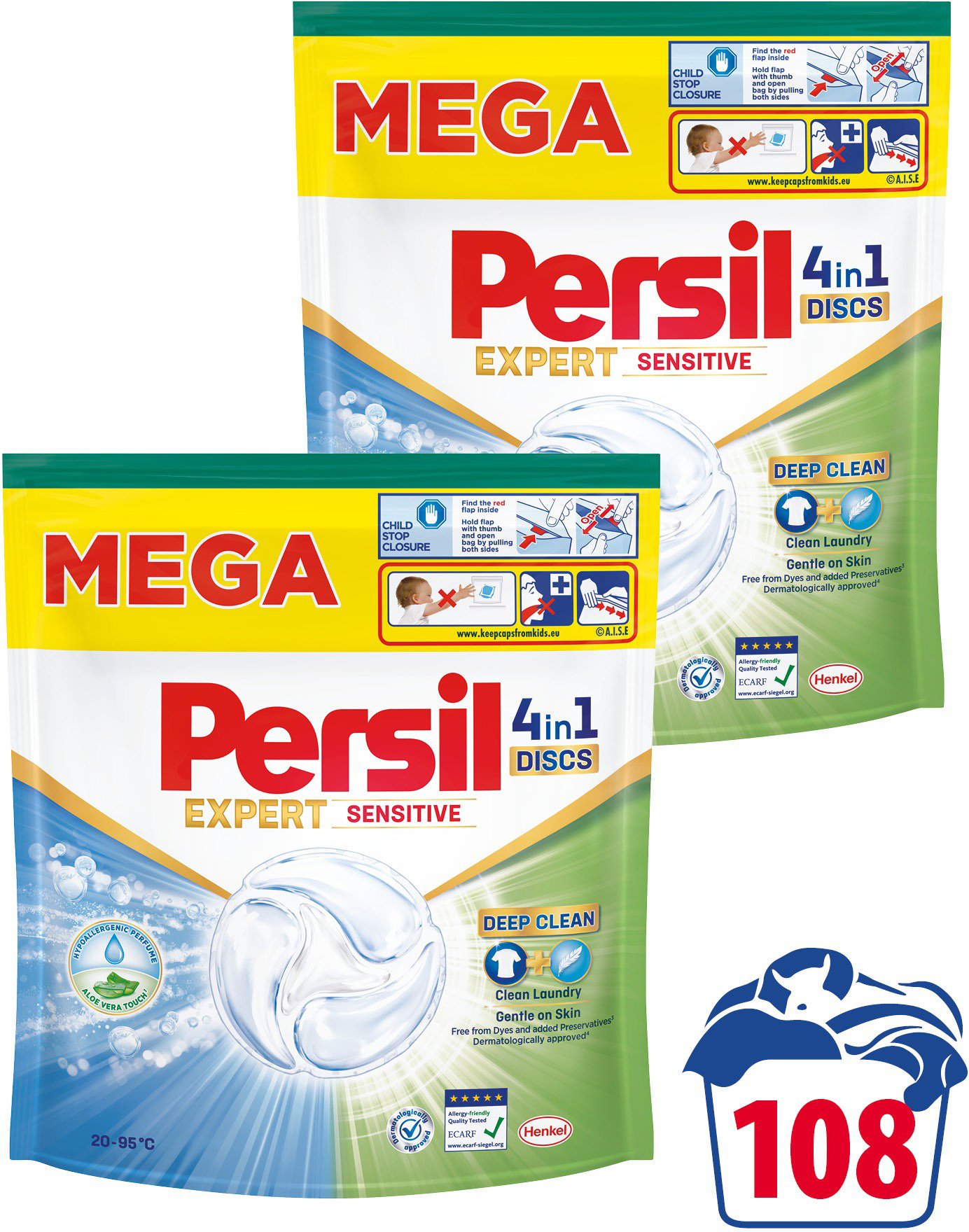 PERSIL Discs Expert Sensitive 108 ks