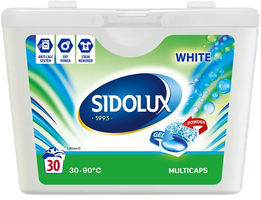 SIDOLUX Multicaps White 30 ks
