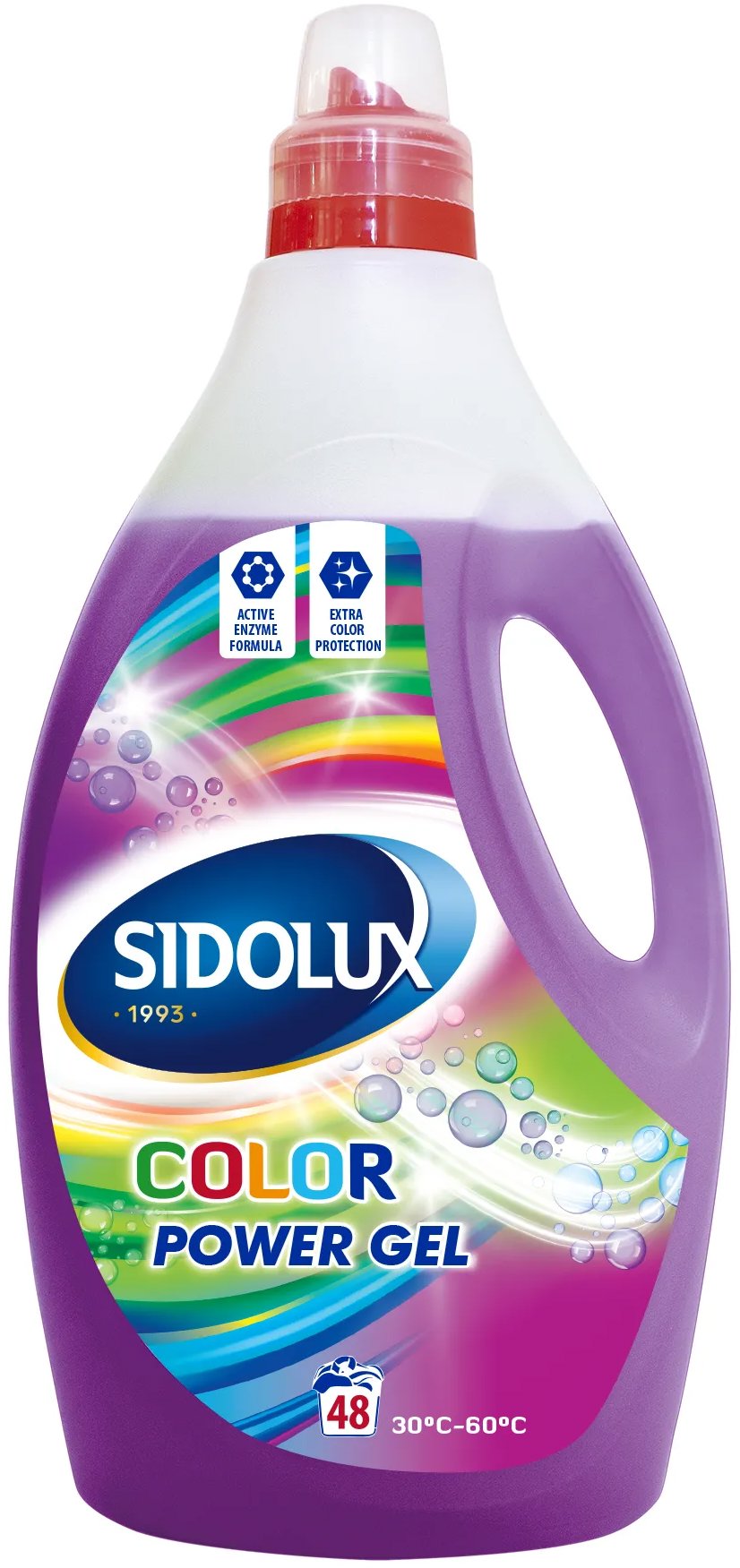 SIDOLUX Power Gel Color 1,92 l (48 praní)