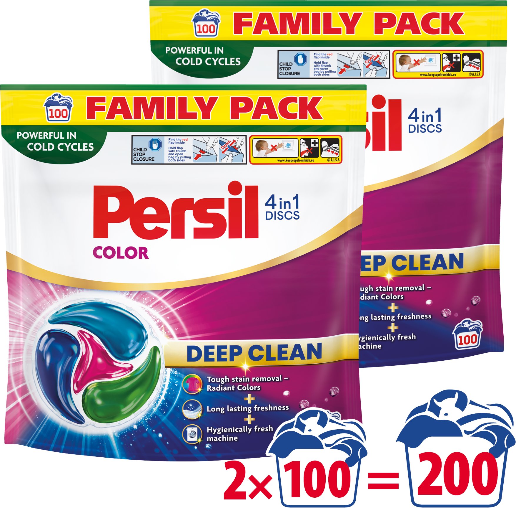 PERSIL Discs Color 200 ks