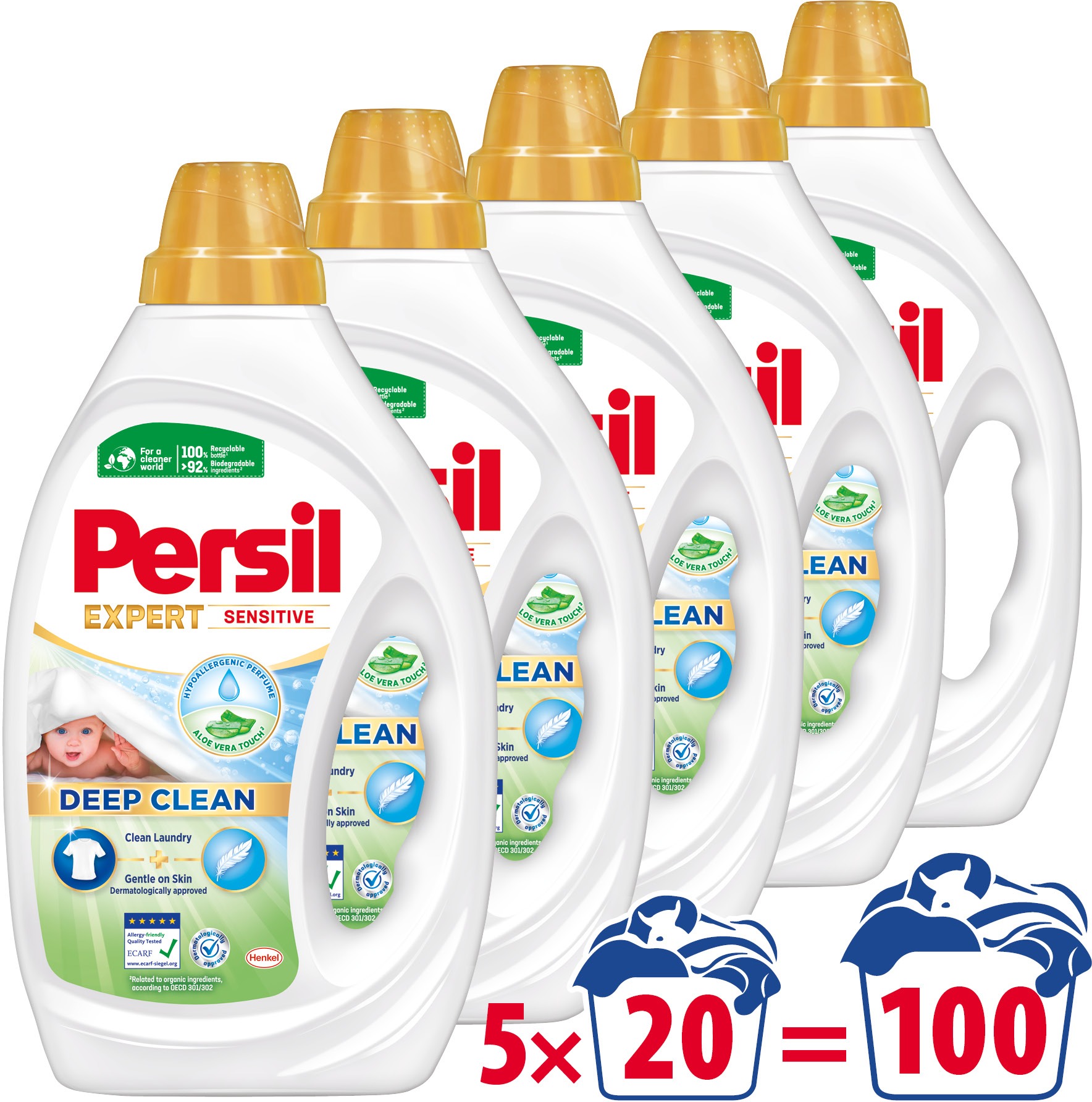PERSIL Sensitive 5× 900 ml