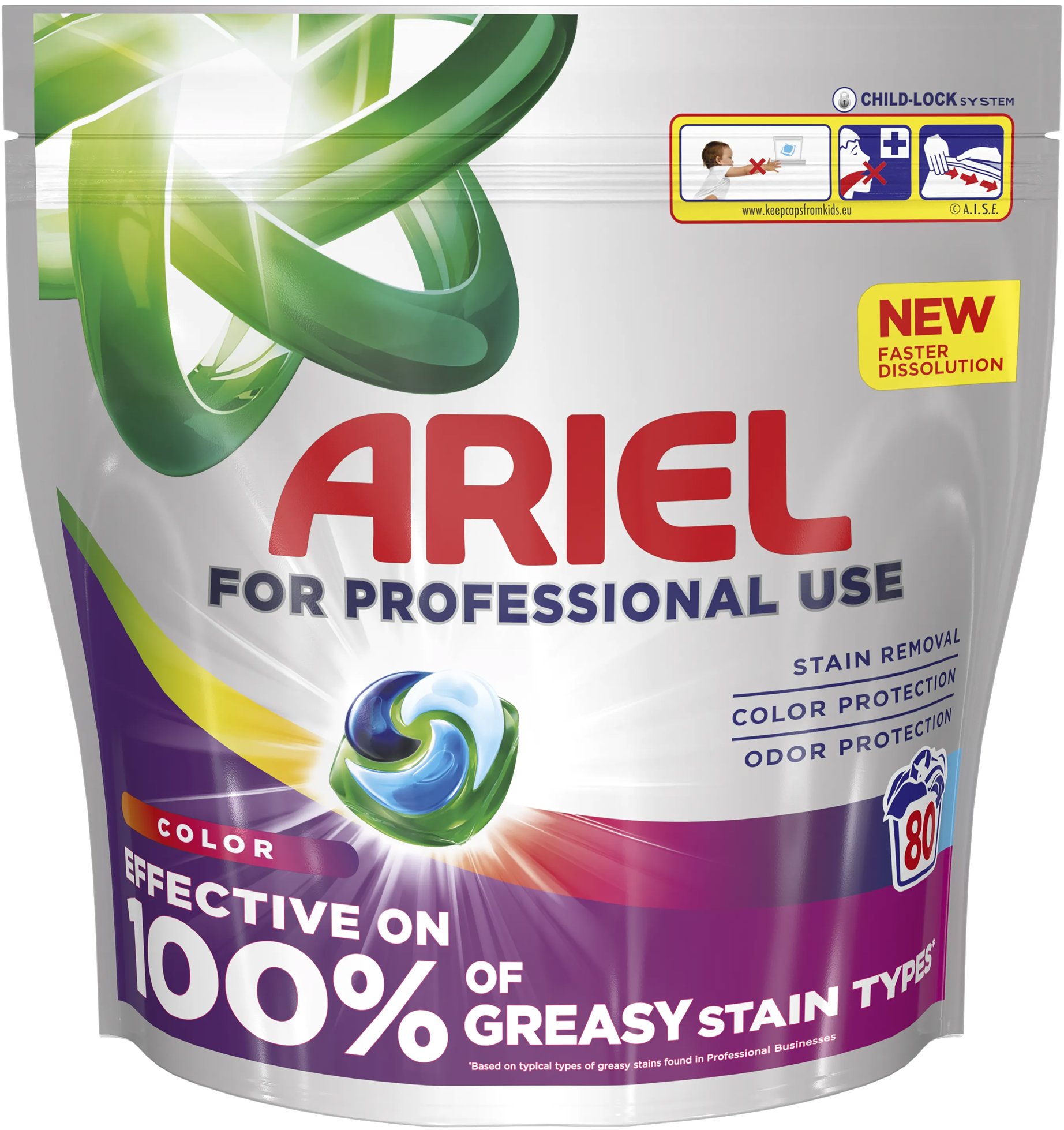 ARIEL Professional All-in-1 Color 80 ks