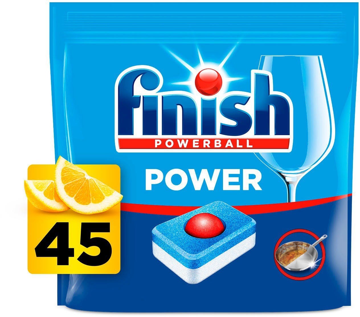 FINISH Power All in 1 Lemon 45 ks