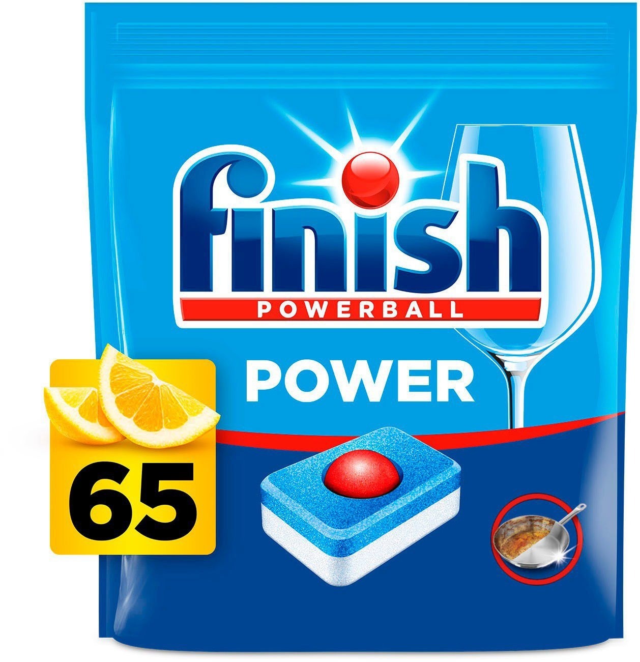 FINISH Power All in 1 Lemon 65 ks