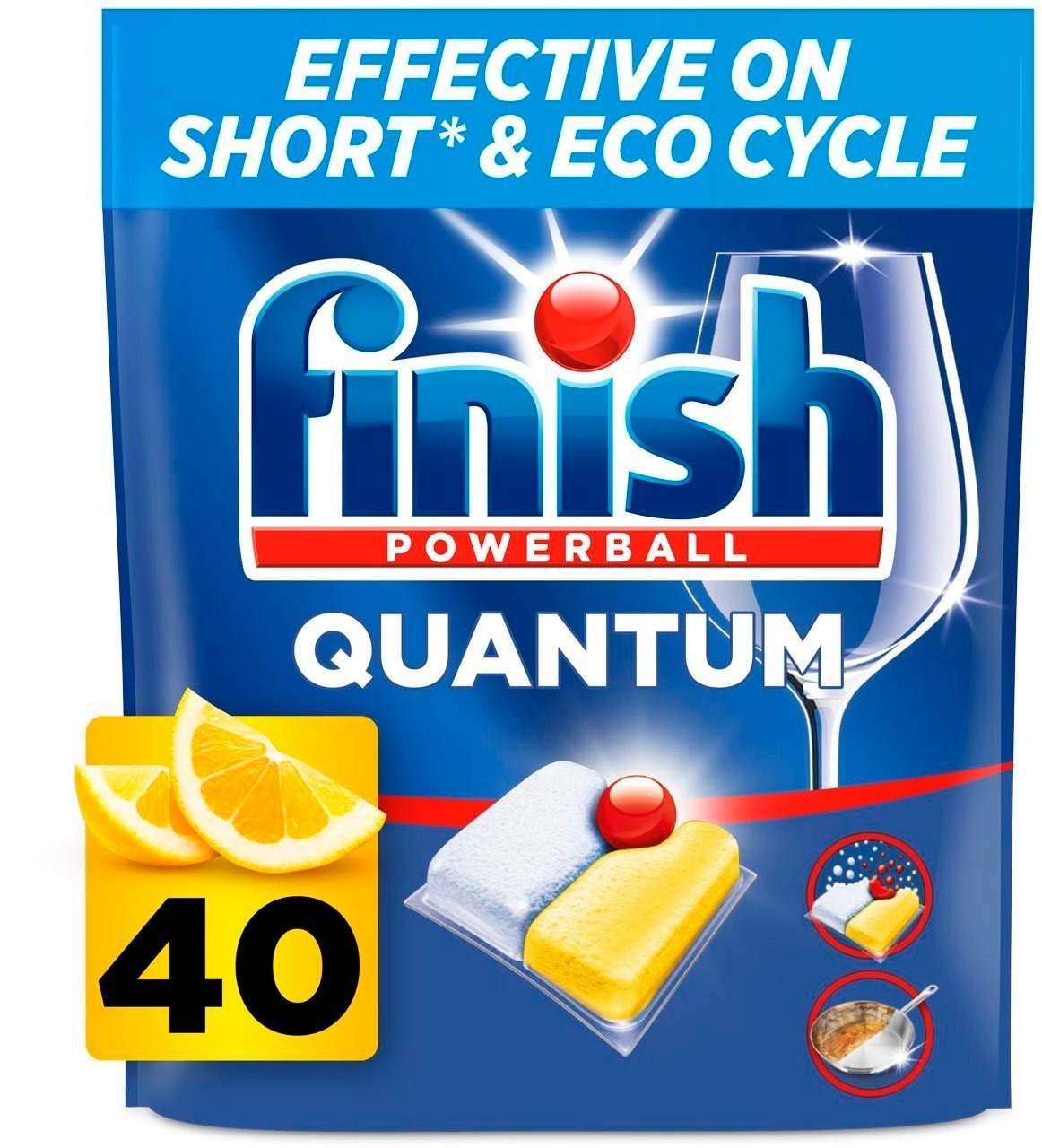 FINISH Quantum All in 1 Lemon 40 ks