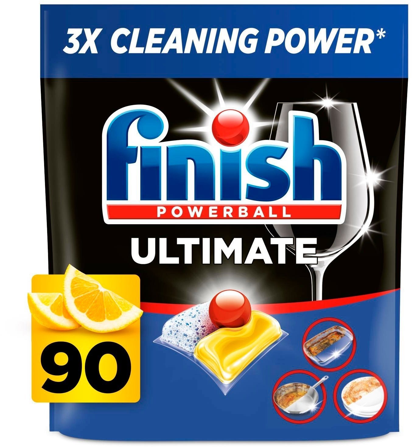 FINISH Ultimate All in 1 Lemon 90 ks