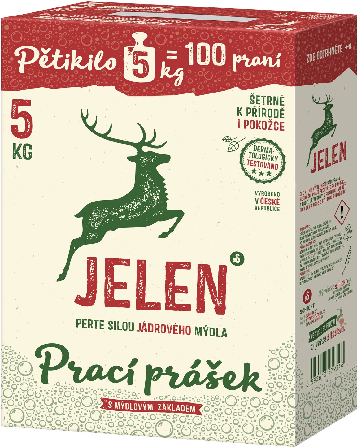 JELEN Mýdlový prášek 5 kg