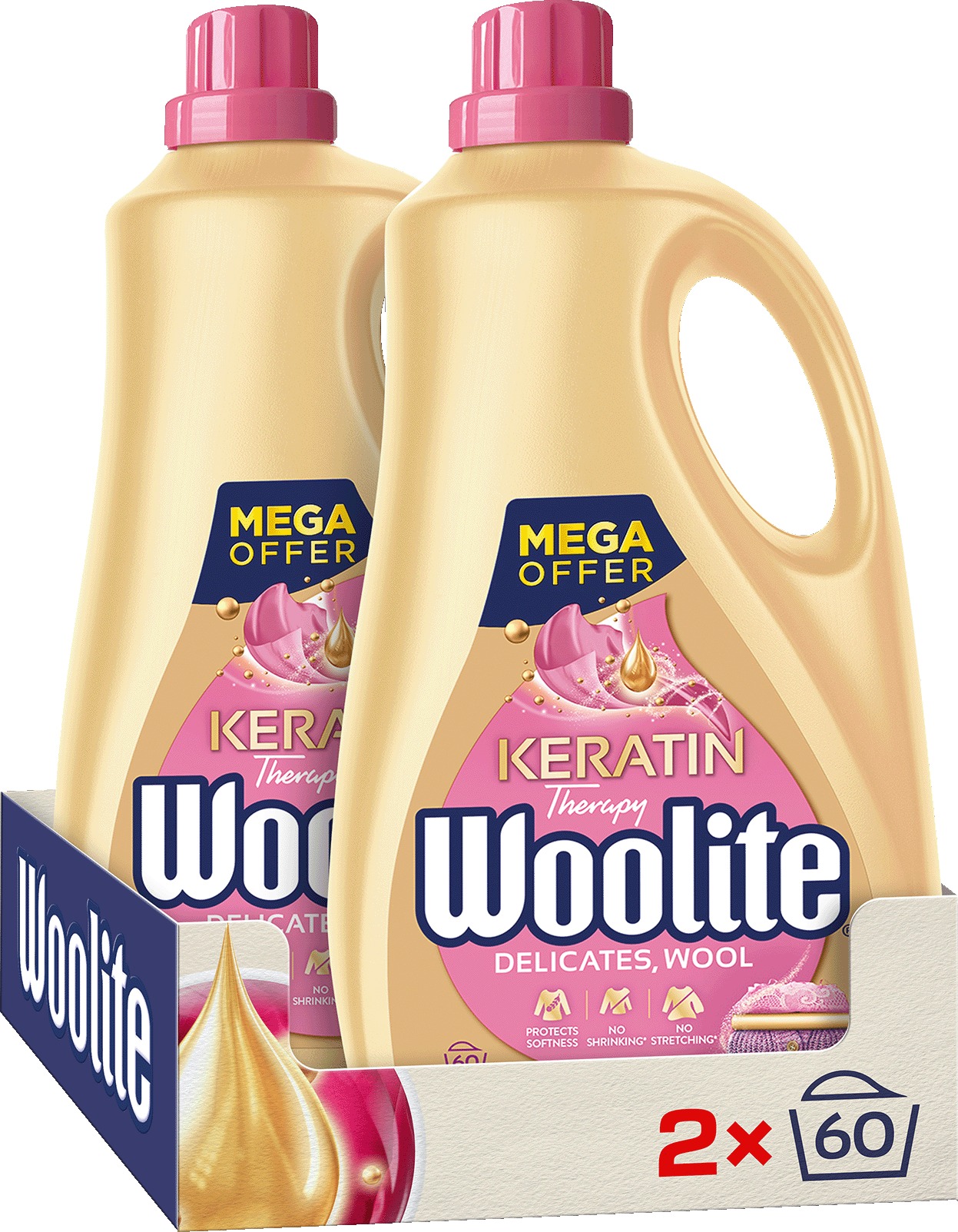 WOOLITE Delicate & Wool 2× 3,6 l