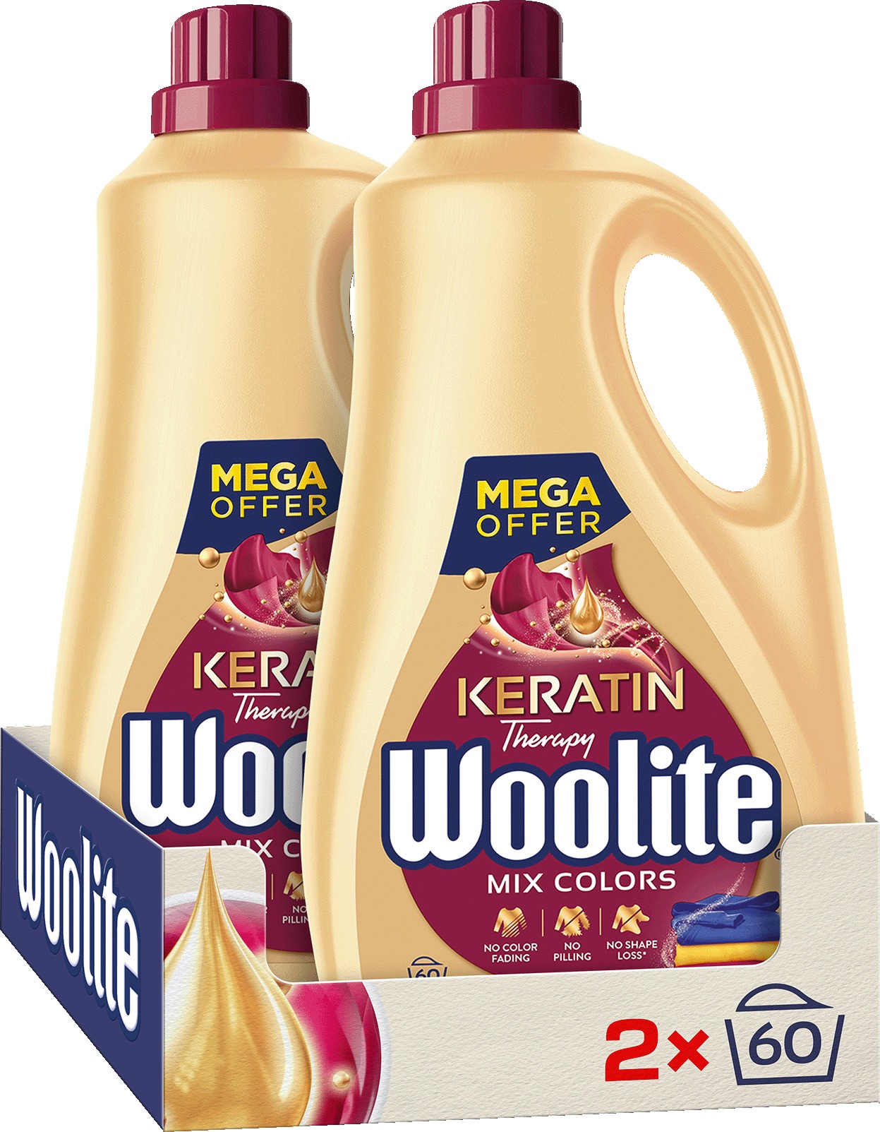 WOOLITE Mix Colors 2× 3,6 l