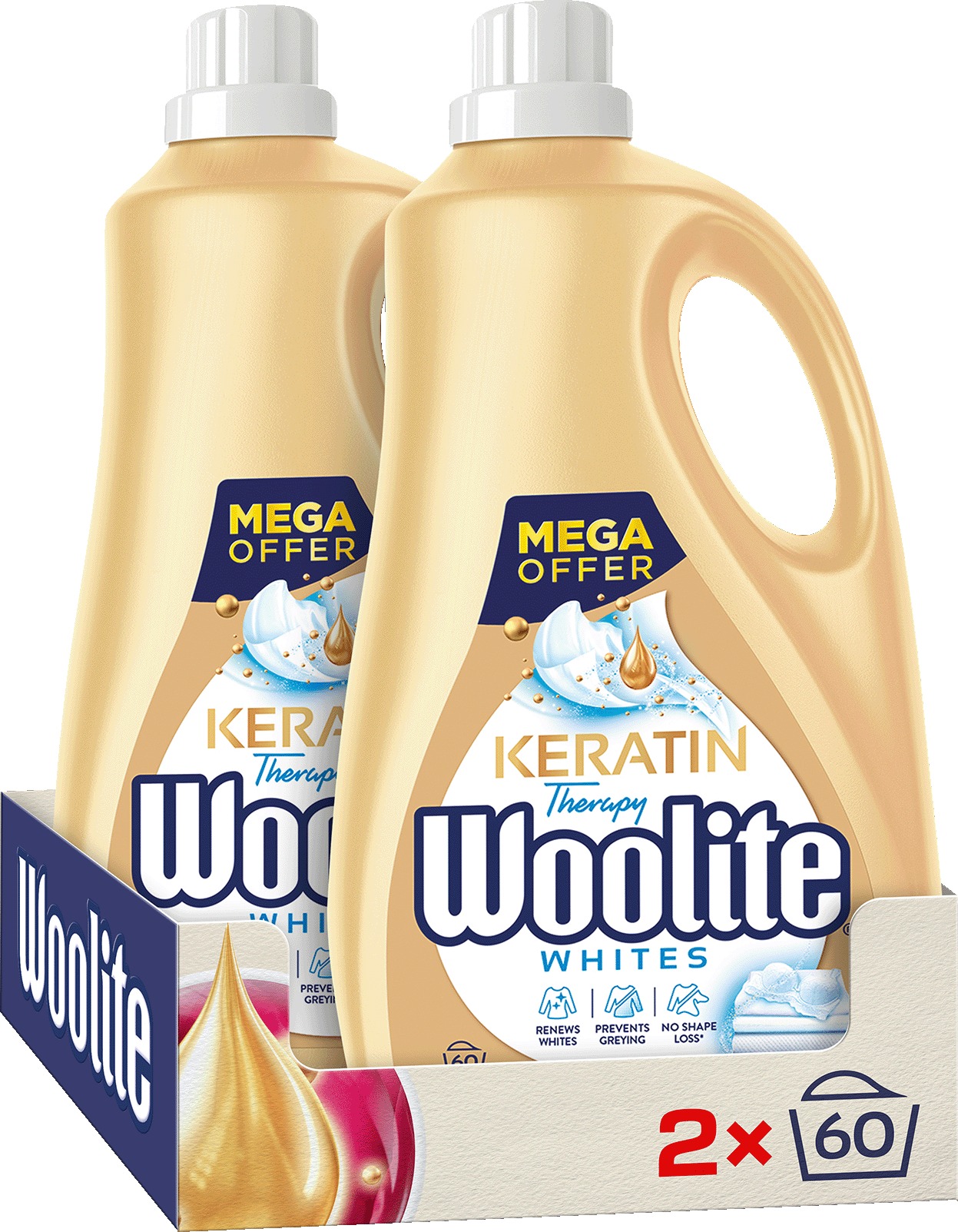 WOOLITE Extra White Brillance 2× 3,6 l