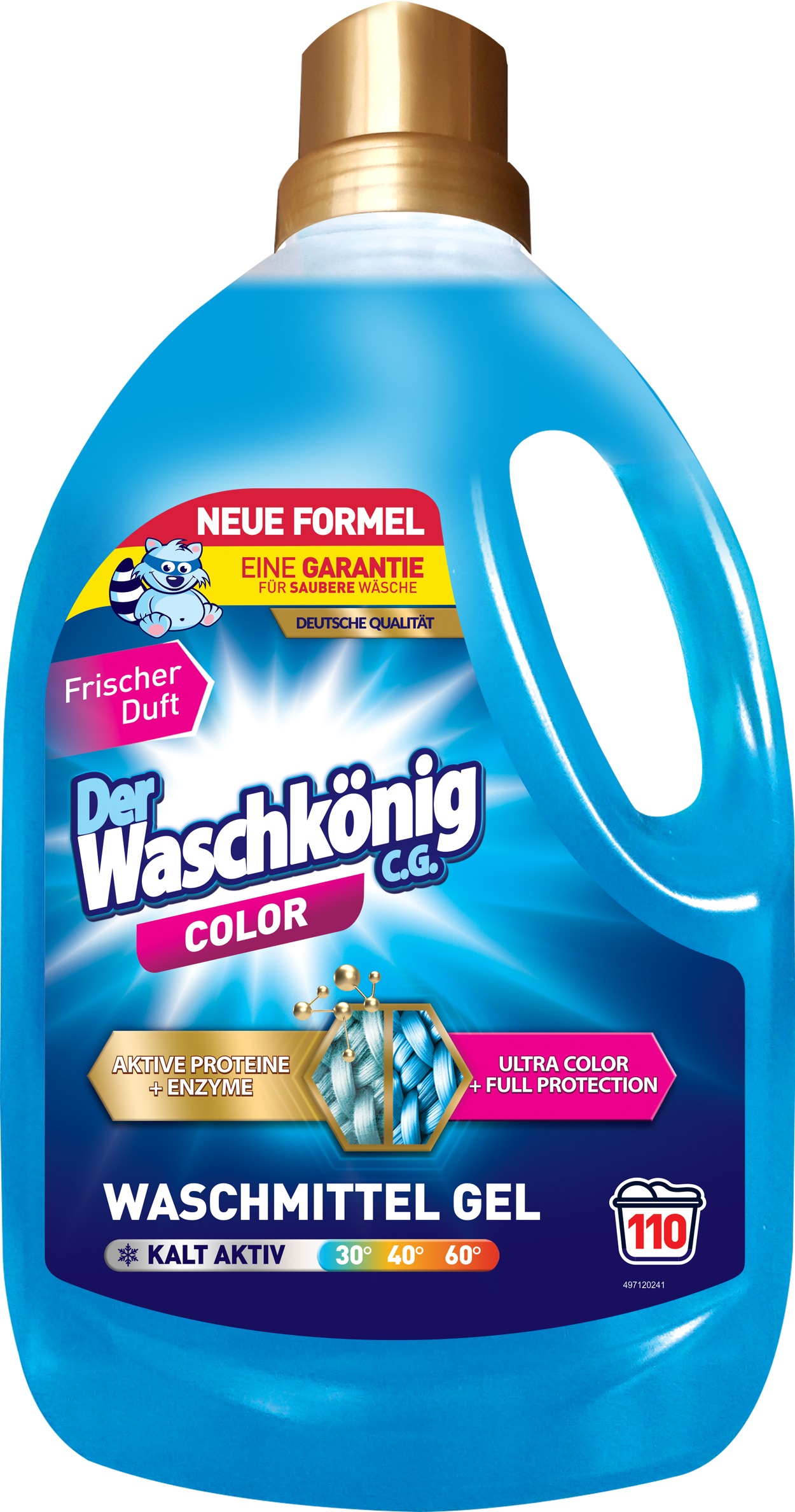 DER WASCHKÖNIG Prací gel Color 3,3 l