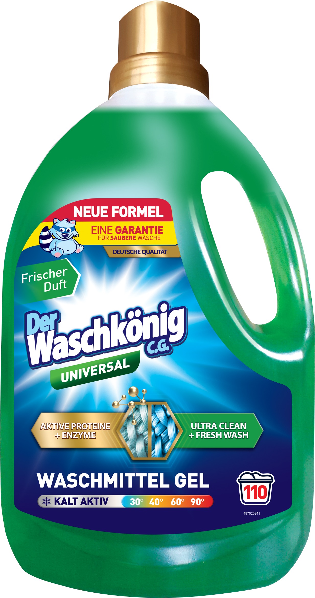 DER WASCHKÖNIG Prací gel Universal 3,3 l