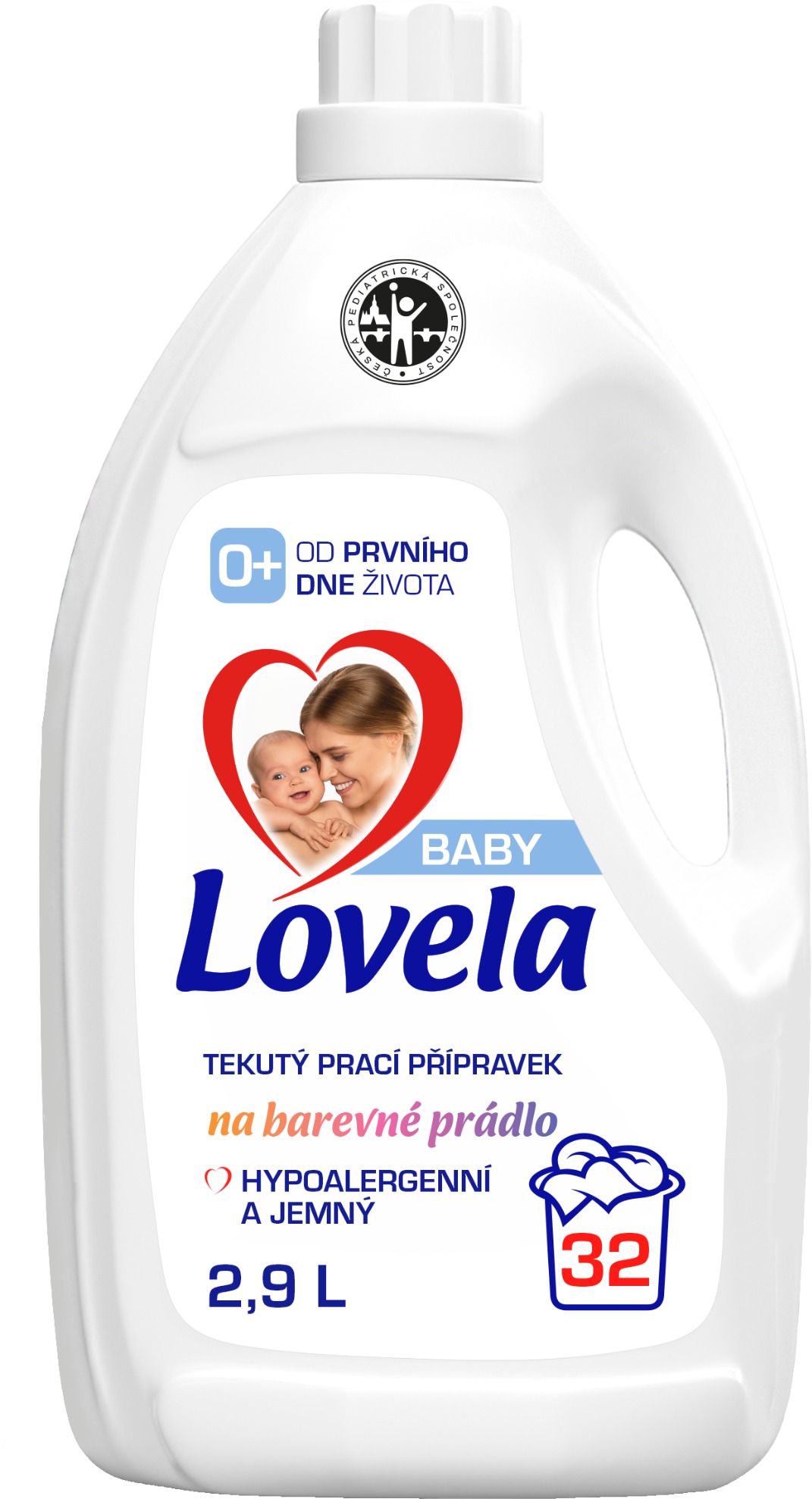 LOVELA Baby tekutý prací přípravek na barevné prádlo 2,9 l