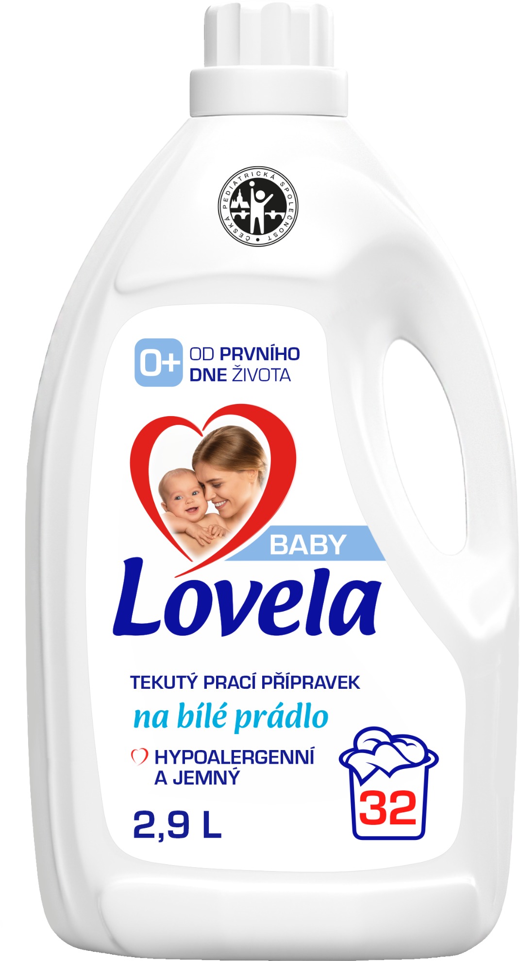 LOVELA Baby tekutý prací přípravek na bílé prádlo 2,9 l