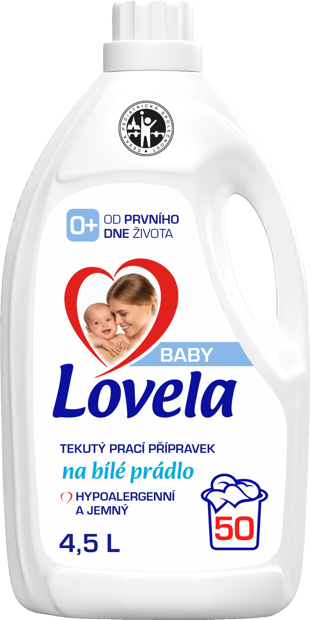 LOVELA Baby tekutý prací přípravek na bílé prádlo 4,5 l