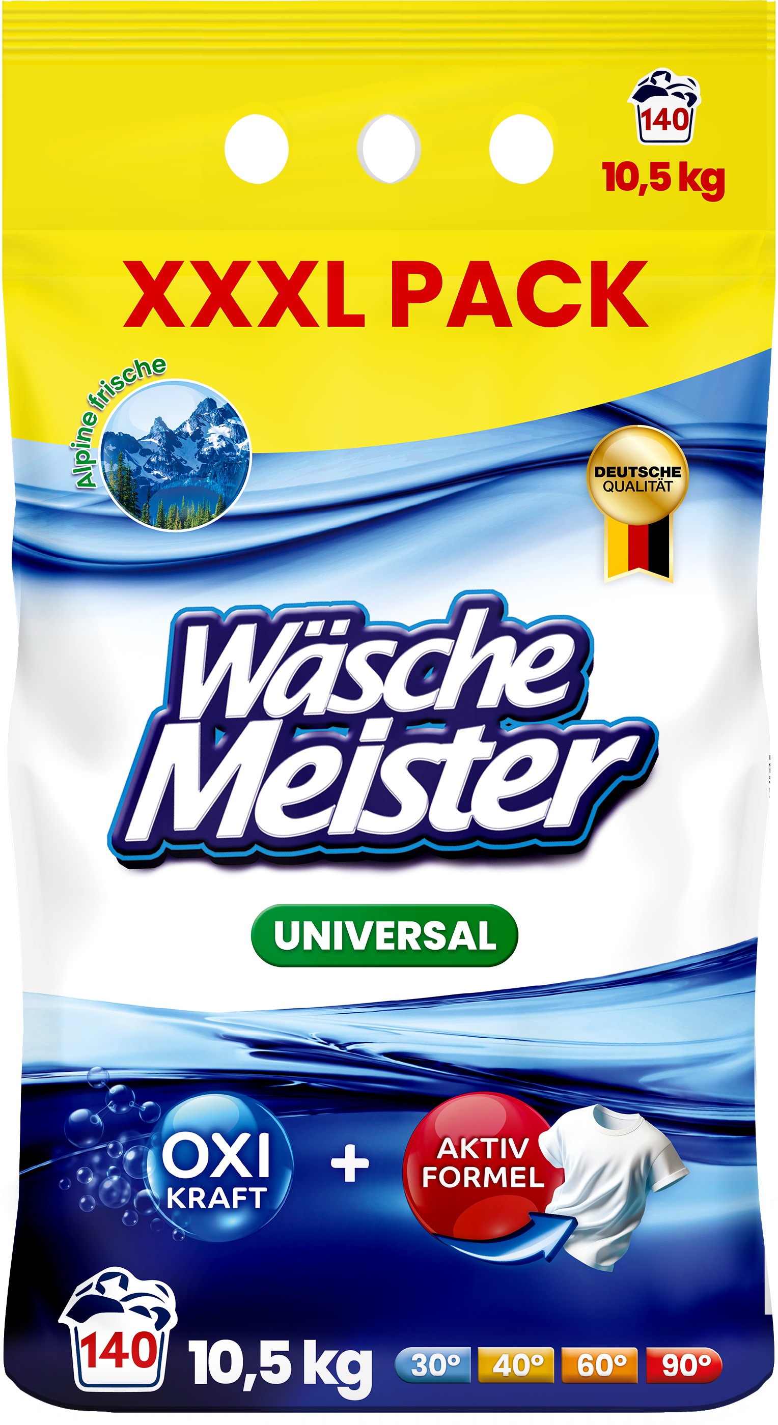 WASCHE MEISTER Universal 10,5 kg
