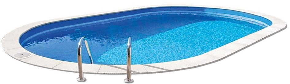 CF GROUP Bazén zabudovaný exclusiv white / blue 5,25 × 3,2 × 1,5m
