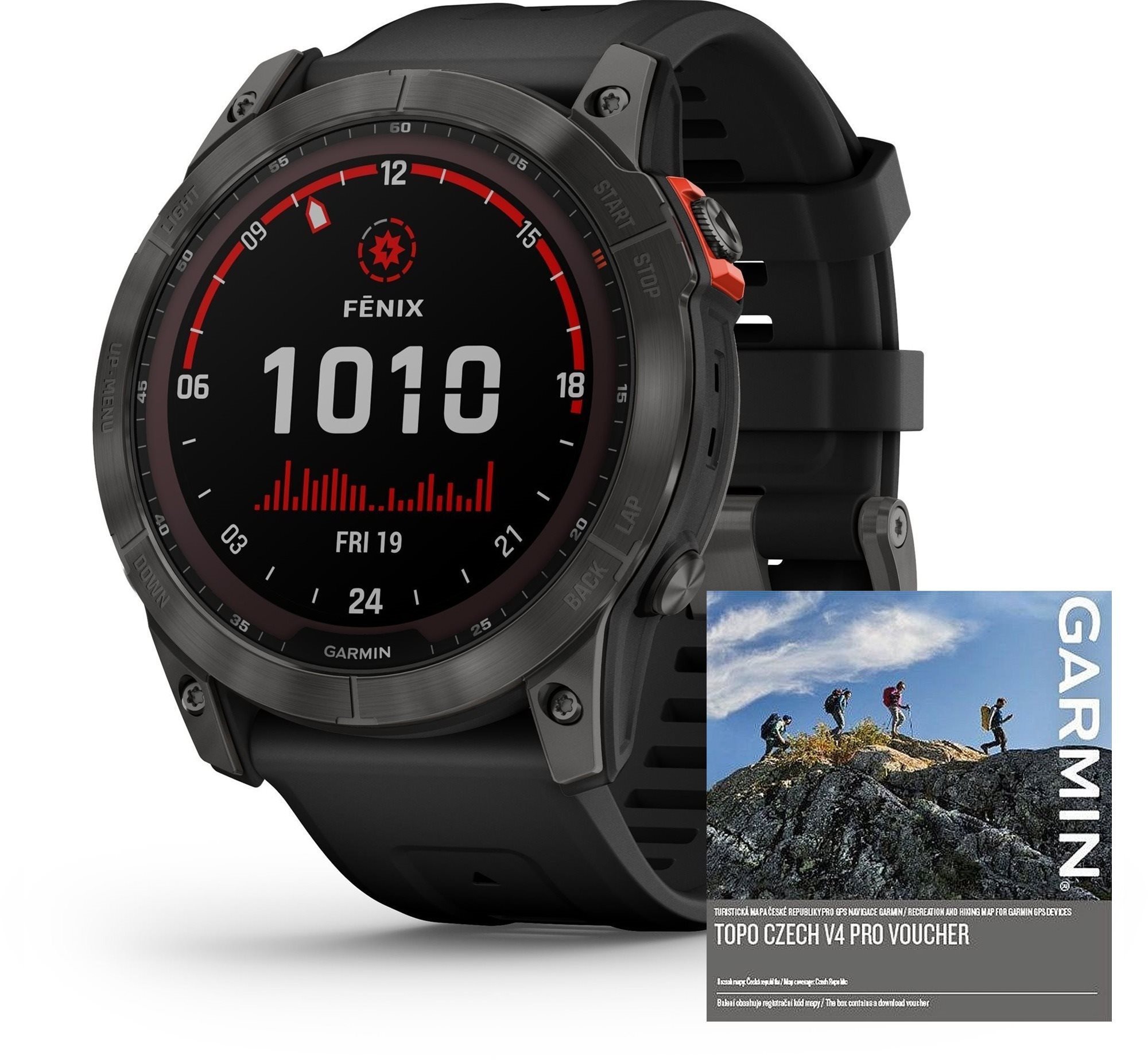 Garmin Fenix 7X Solar Slate Gray/Black Band
