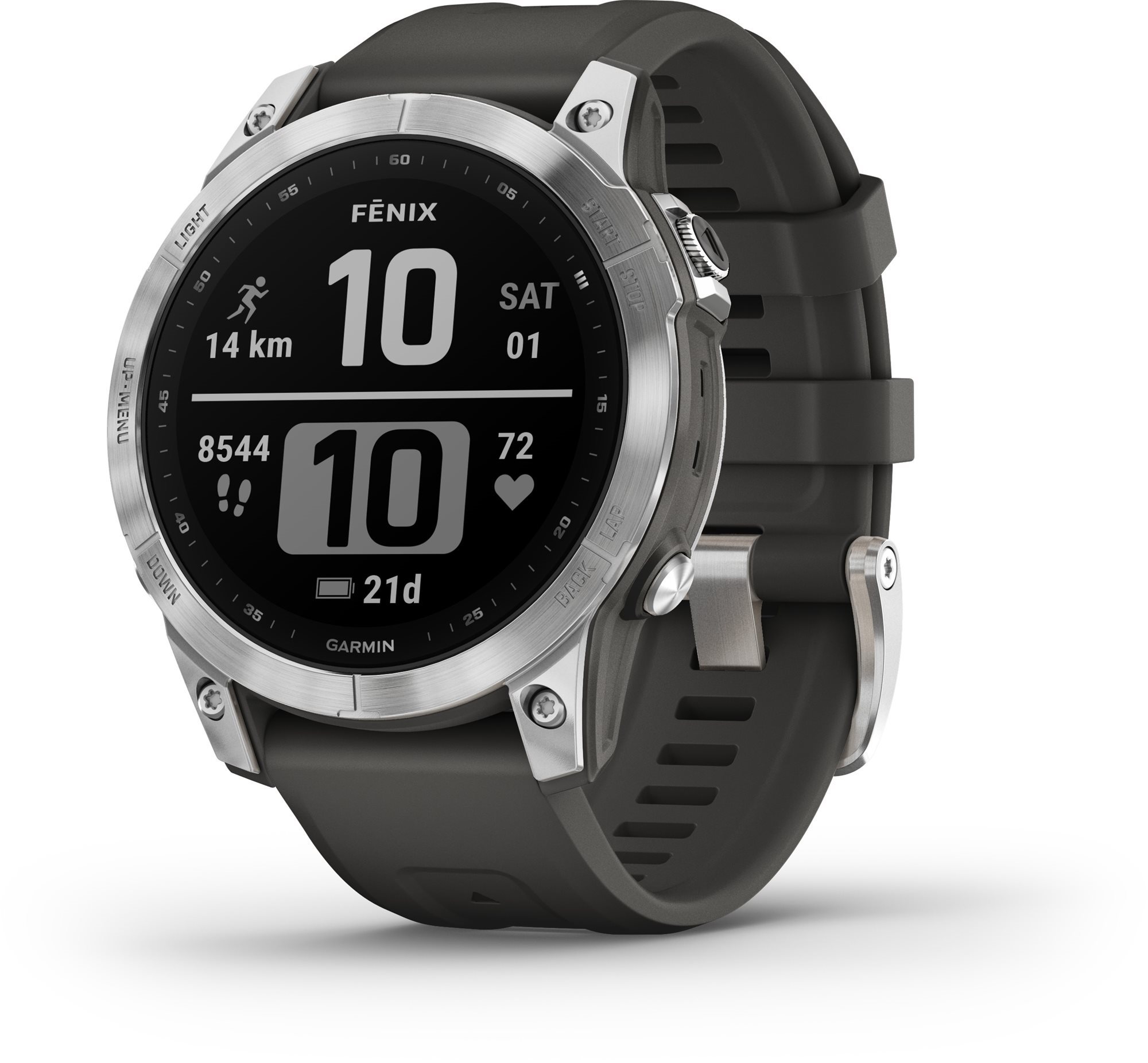 Garmin Fenix 7 Silver/Graphite Band