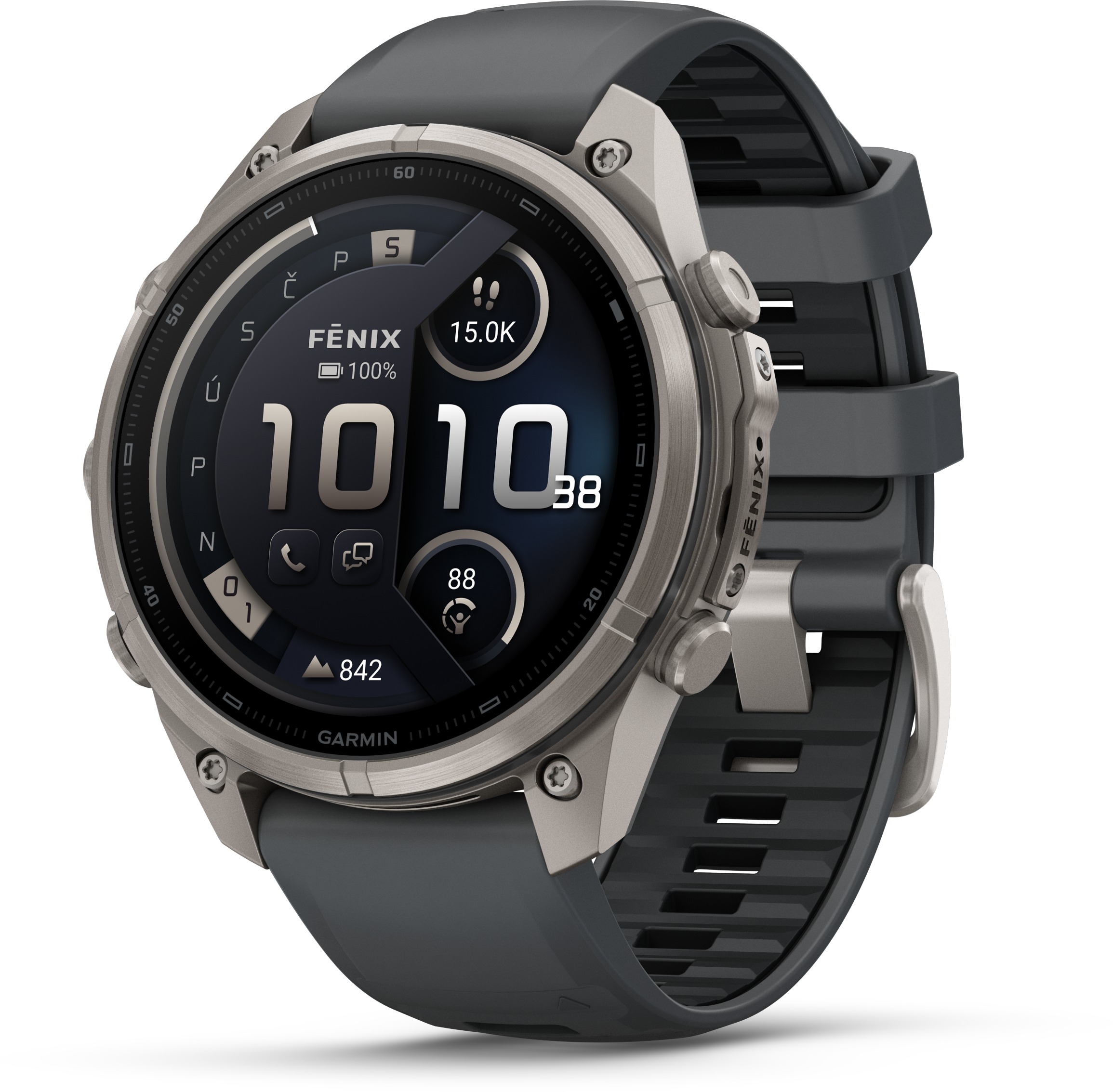 Garmin Fenix 9 Pro 47mm AMOLED inReach Titanium Graphite/Black