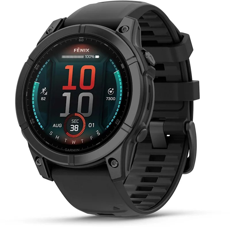 Garmin Fenix E 47mm Slate Gray Steel/Black Band