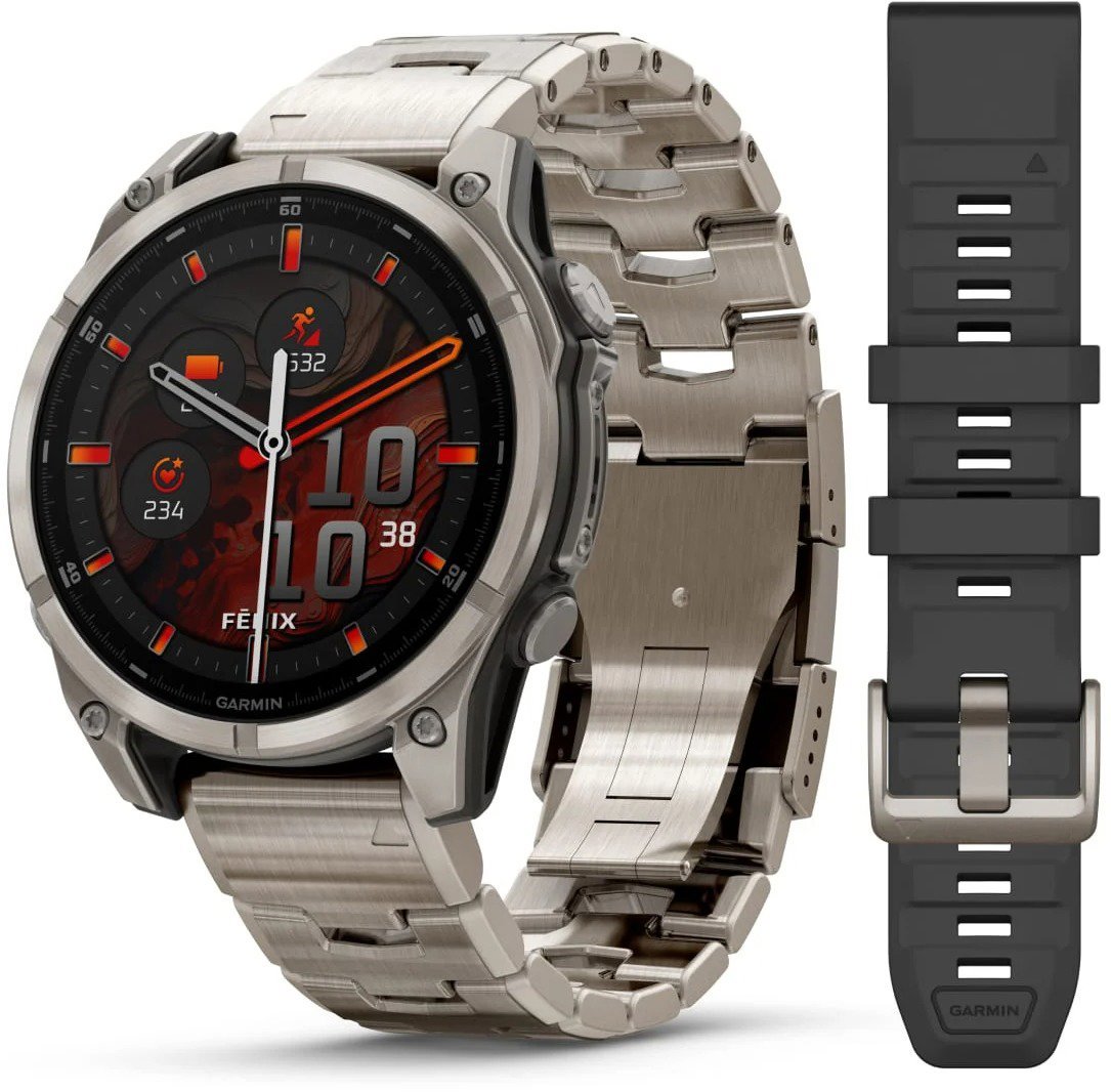 Garmin Fenix 8 47mm AMOLED Sapphire Titanium/Titanium