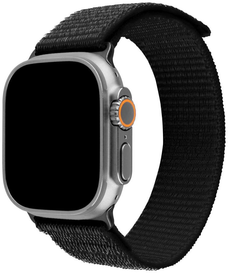 FIXED Nylon Sporty Strap pro Apple Watch Ultra 49mm černý
