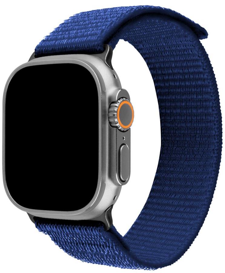 FIXED Nylon Sporty Strap pro Apple Watch Ultra 49mm tmavě modrý