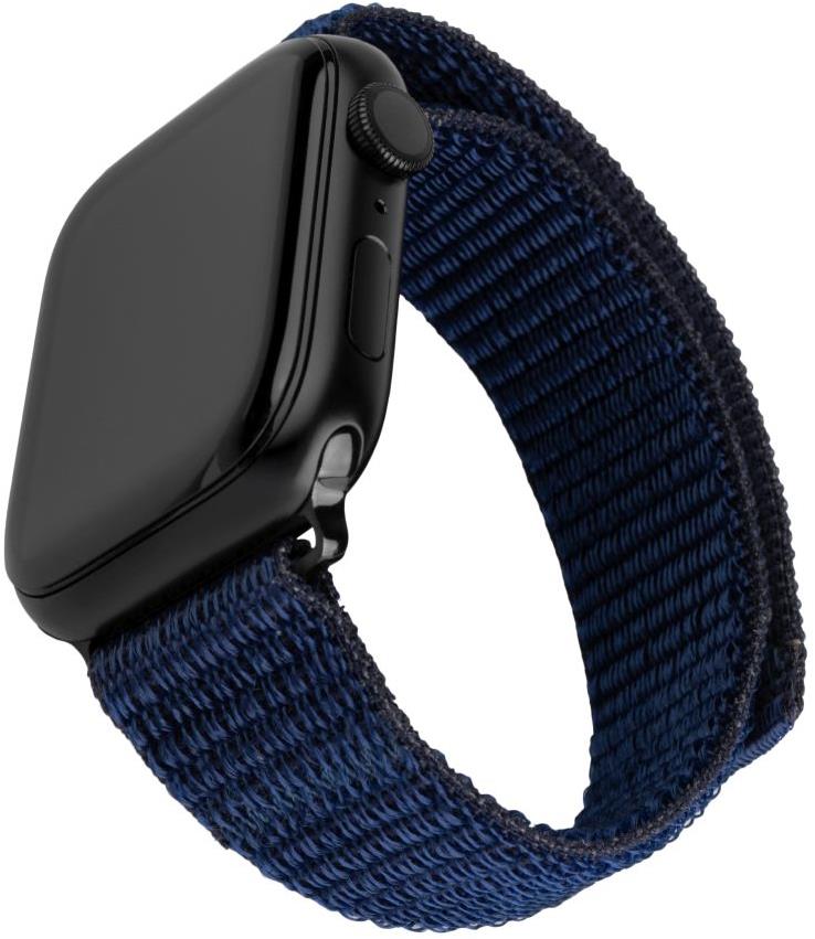 FIXED Nylon Sporty Strap pro Apple Watch 38/40/41mm tmavě modrý