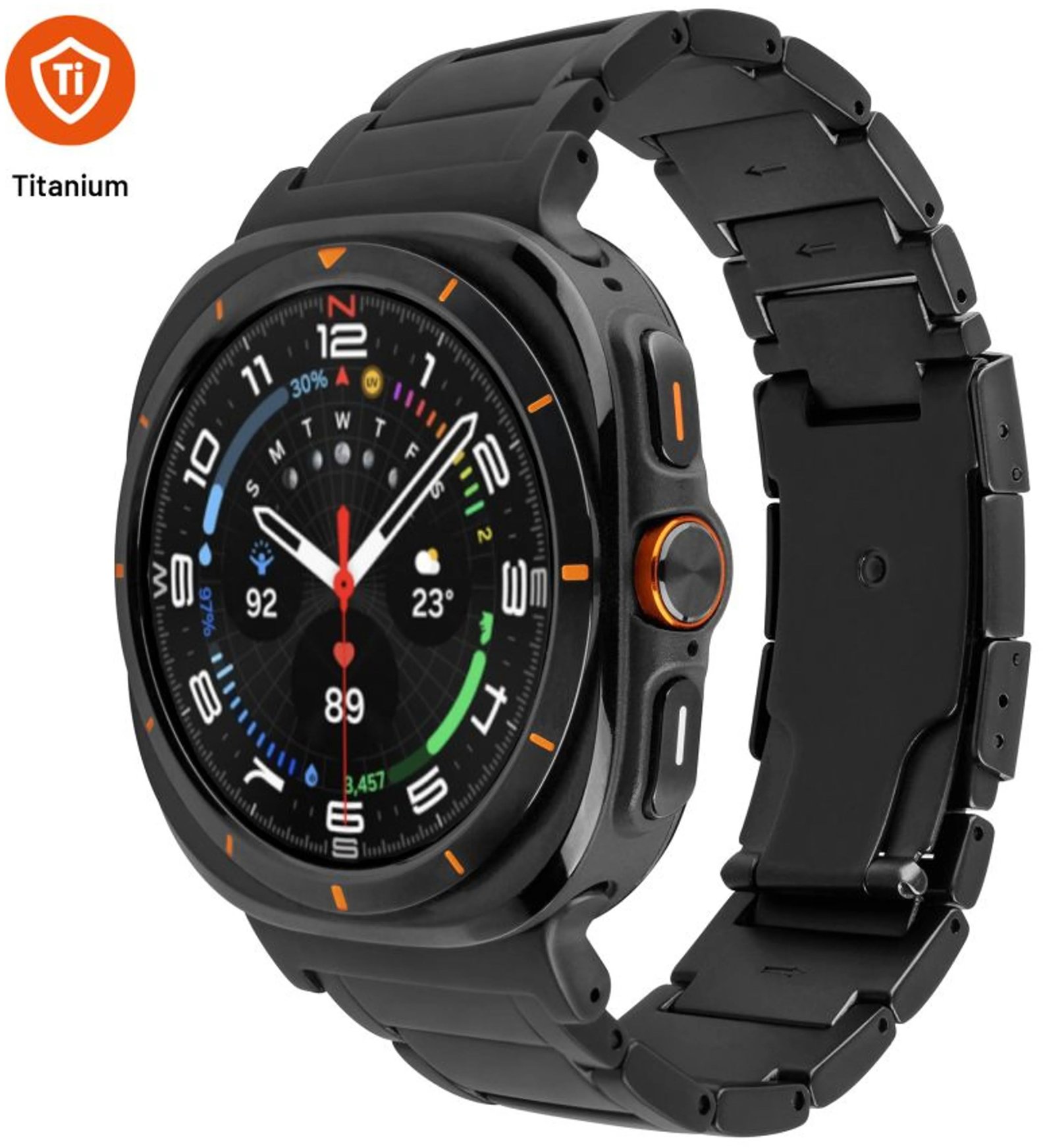 FIXED titanový pro Samsung Galaxy Watch Ultra, černý