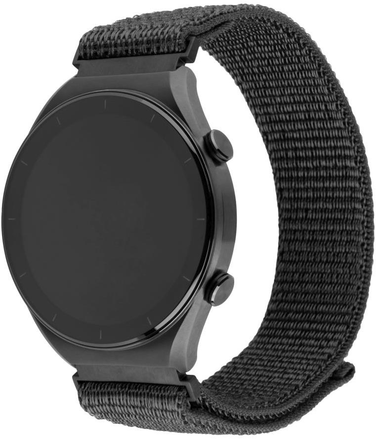 FIXED Nylon Sporty Strap pro Quick Release 20mm tmavě šedý