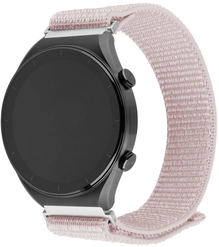 FIXED Nylon Sporty Strap pro Quick Release 18mm růžově zlatý