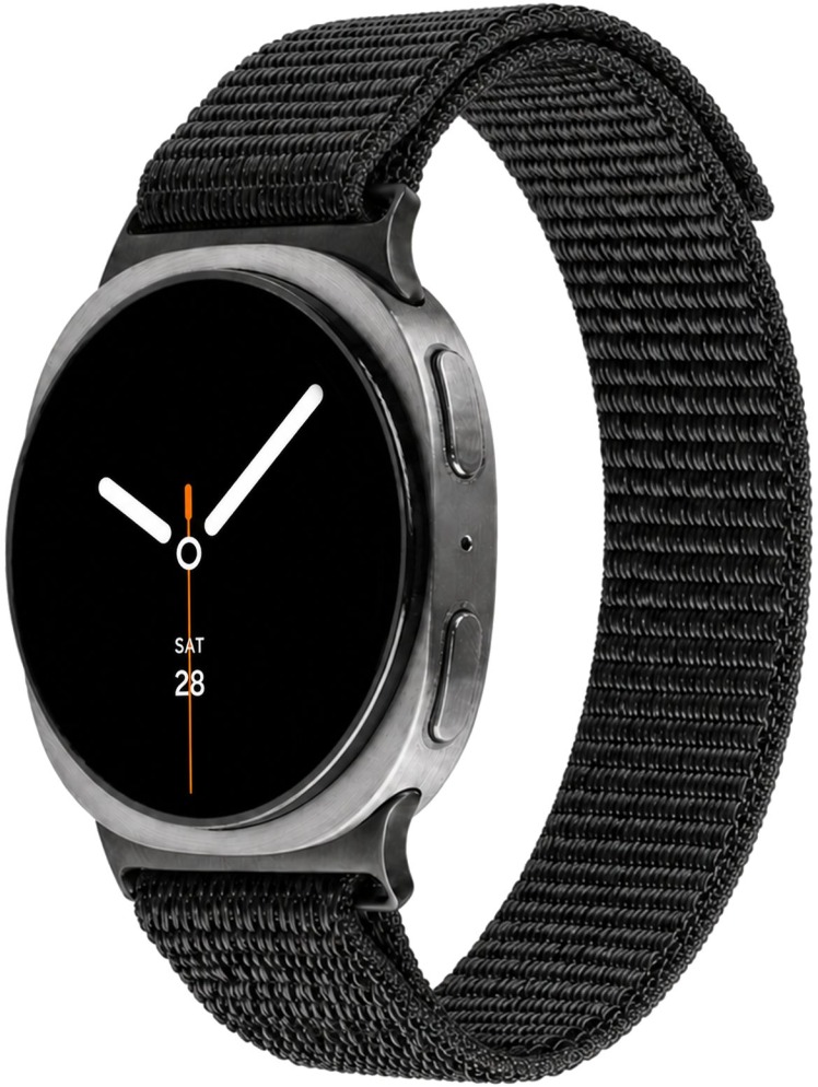FIXED Nylon Sporty Strap pro Samsung Galaxy Watch8/Watch9 černý