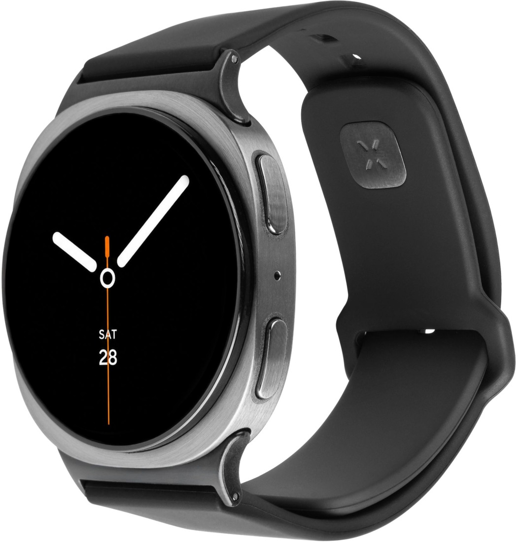 FIXED Silicone Sporty Strap pro Samsung Galaxy Watch8/Watch9 černý