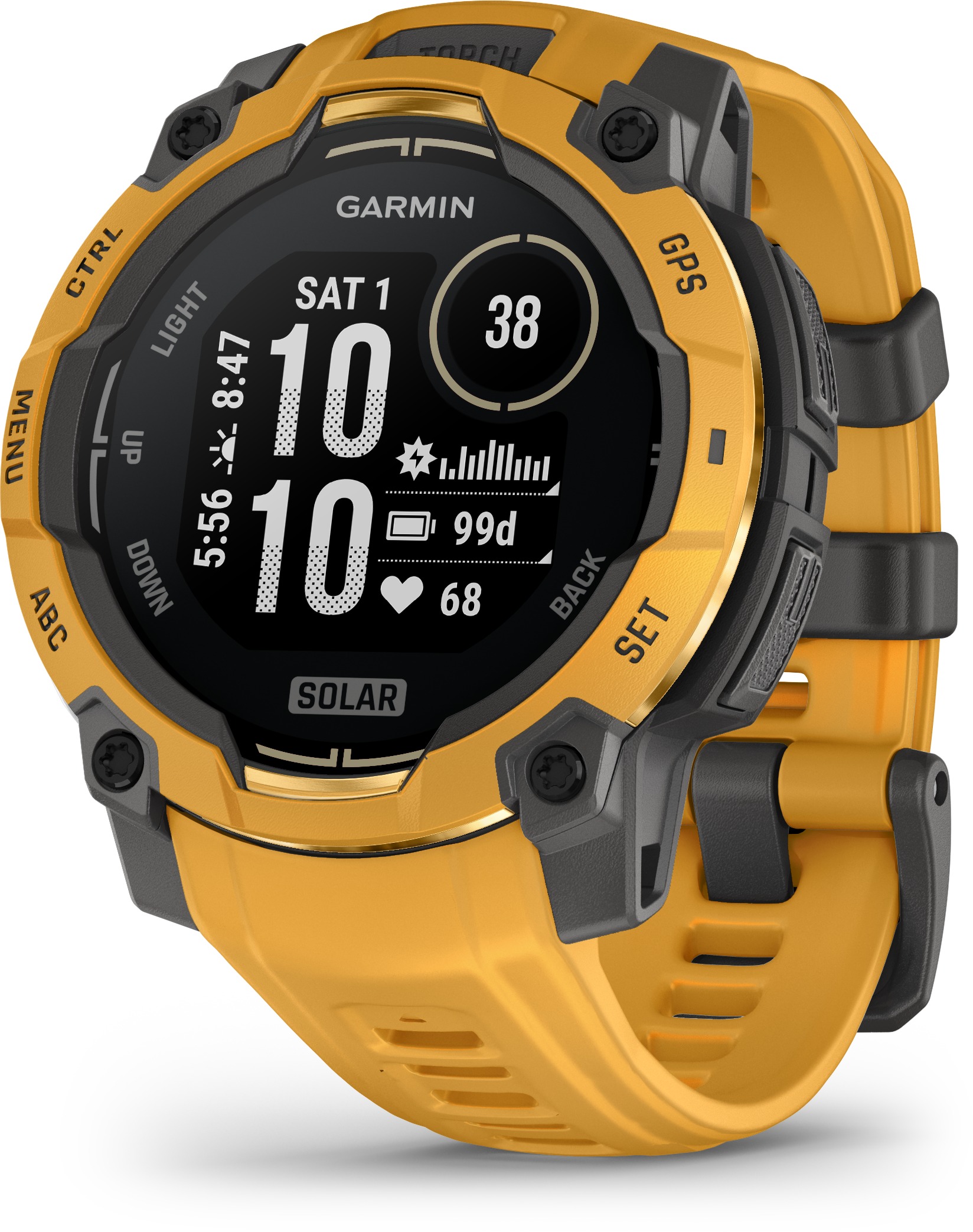 Garmin Instinct 3 45mm Solar Sunburst/Sunburst Grey