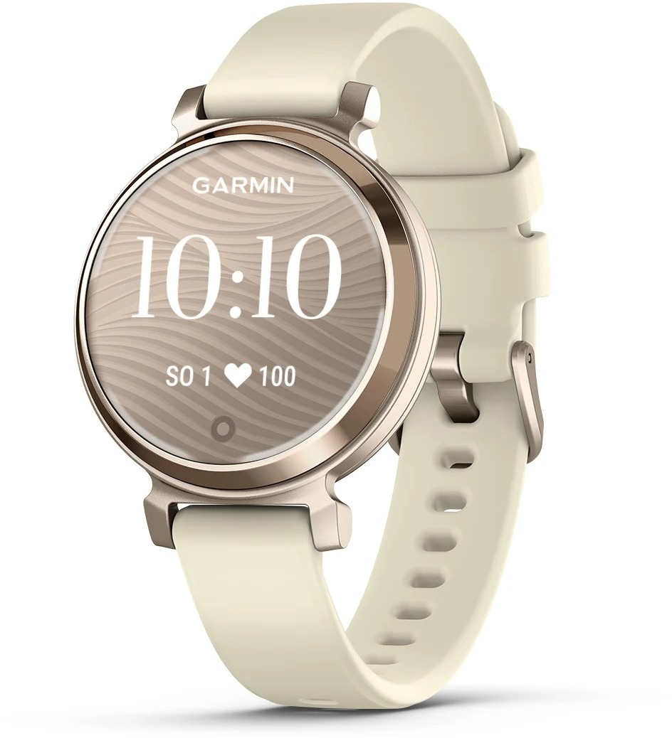 Garmin Lily 2 Cream Gold/Coconut Silicone Band