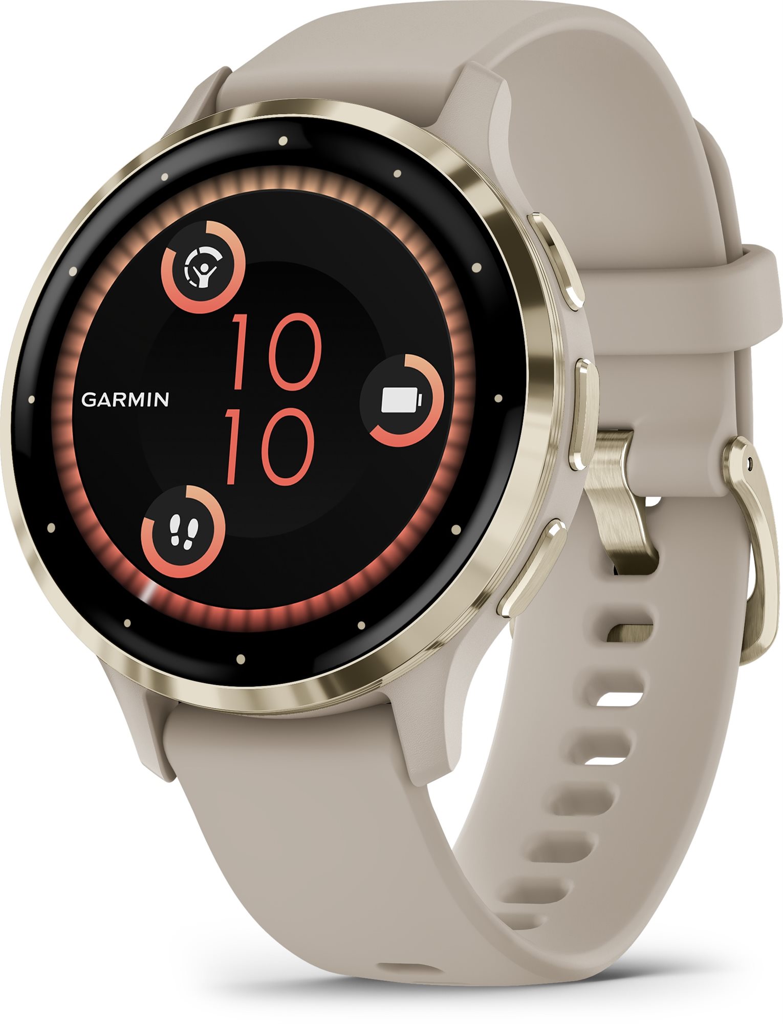 Garmin Venu 3S Cream Gold/French Gray Band