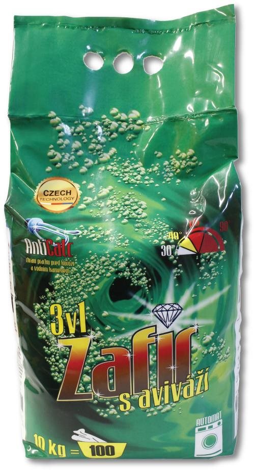 ZAFIR prací prášek 3 v 1 s aviváži - 10 kg