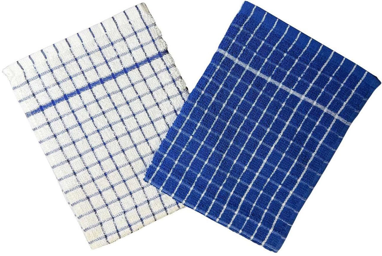 Jerry Fabrics Utěrky froté Olga modrobílé, 2 ks
