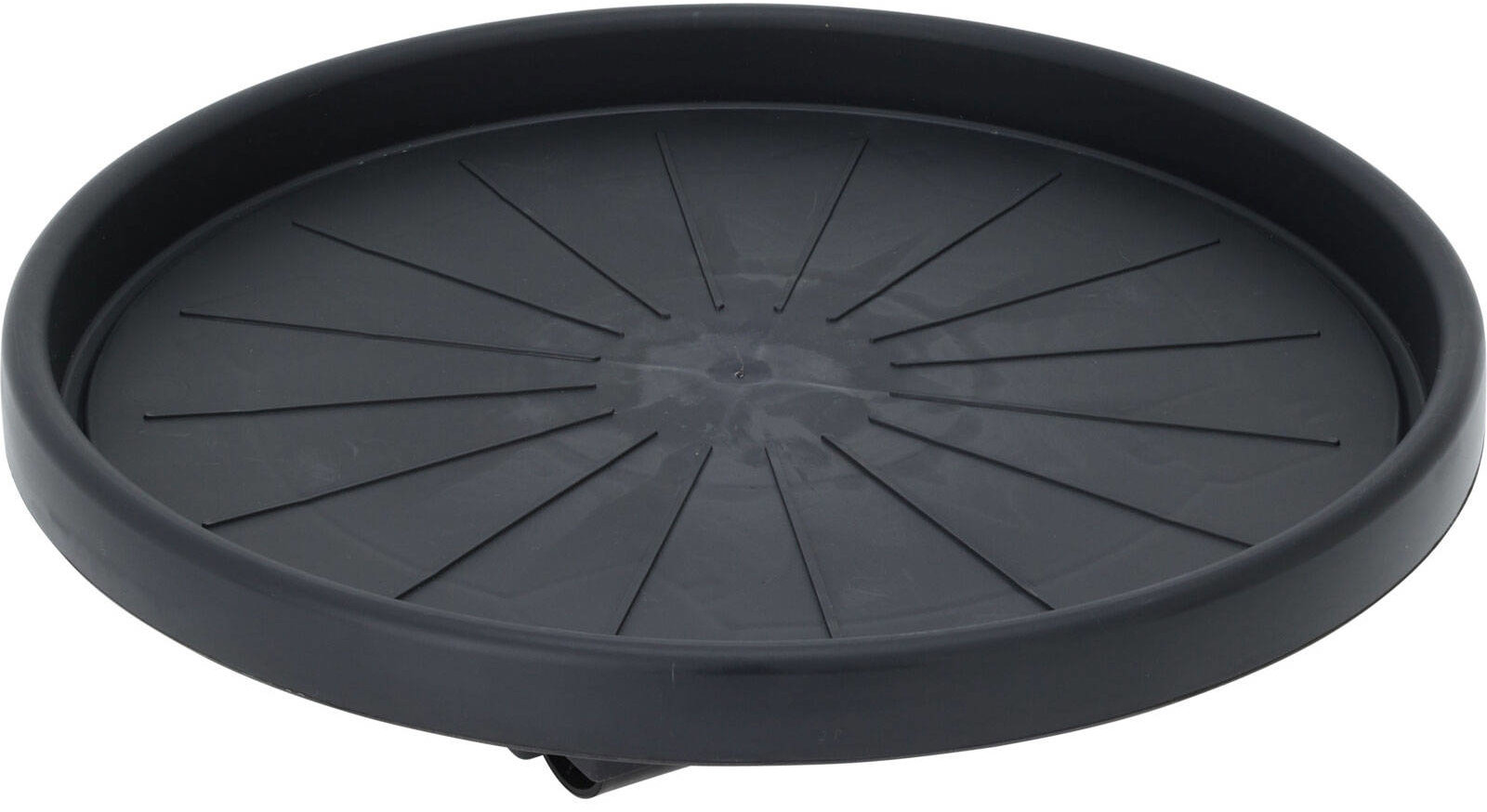 ProGarden, Podložka na kolečkách na květináč, černá barva, průměr 30 cm